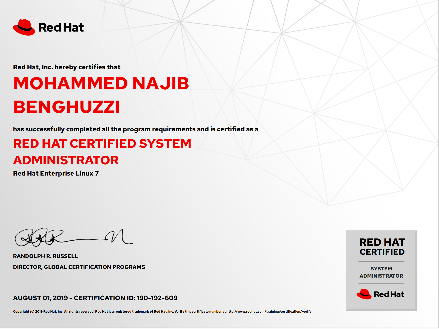 Red Hat Certified System Administrator (RHCSA)